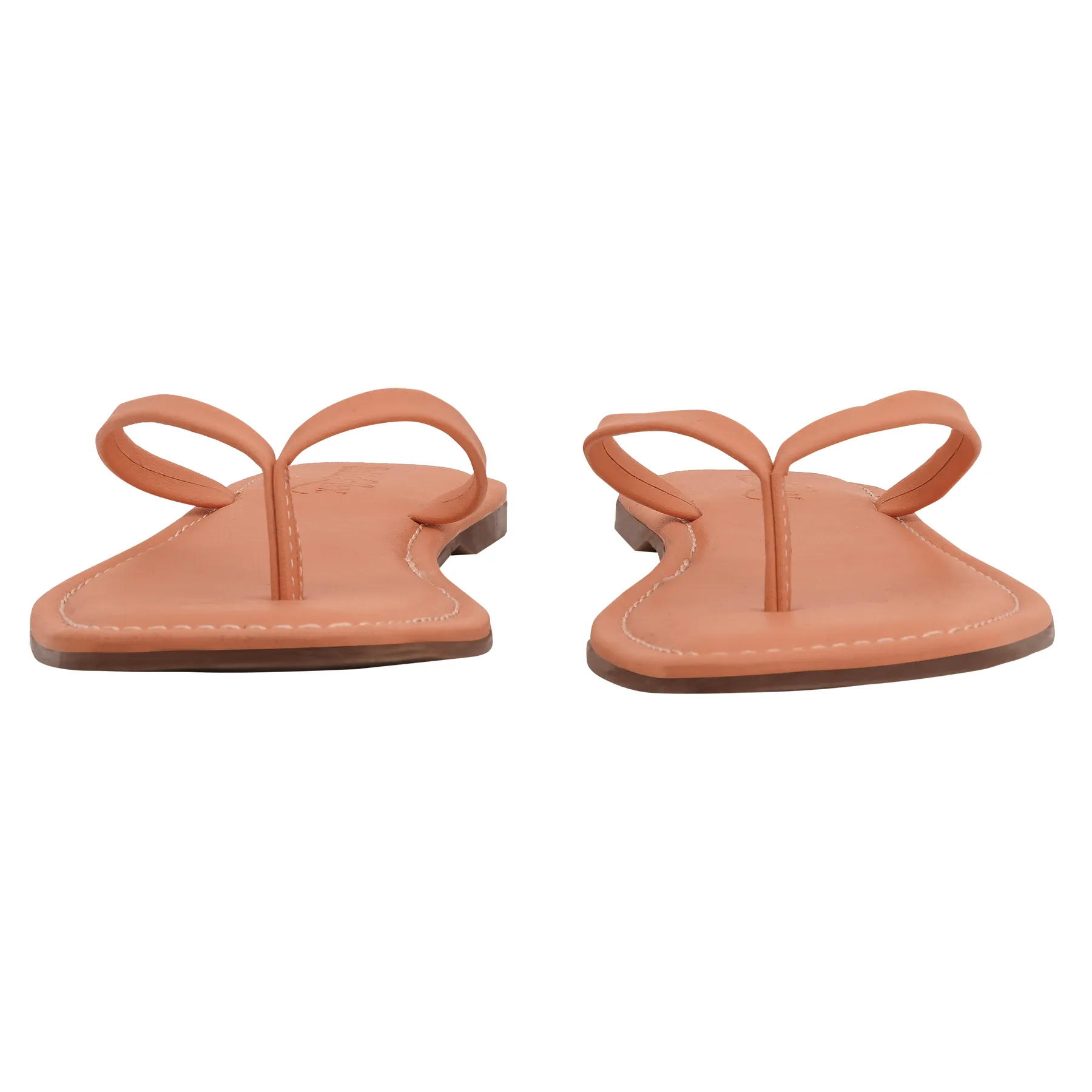 Celeste Minimal Thong Flats – Tan - Image 3