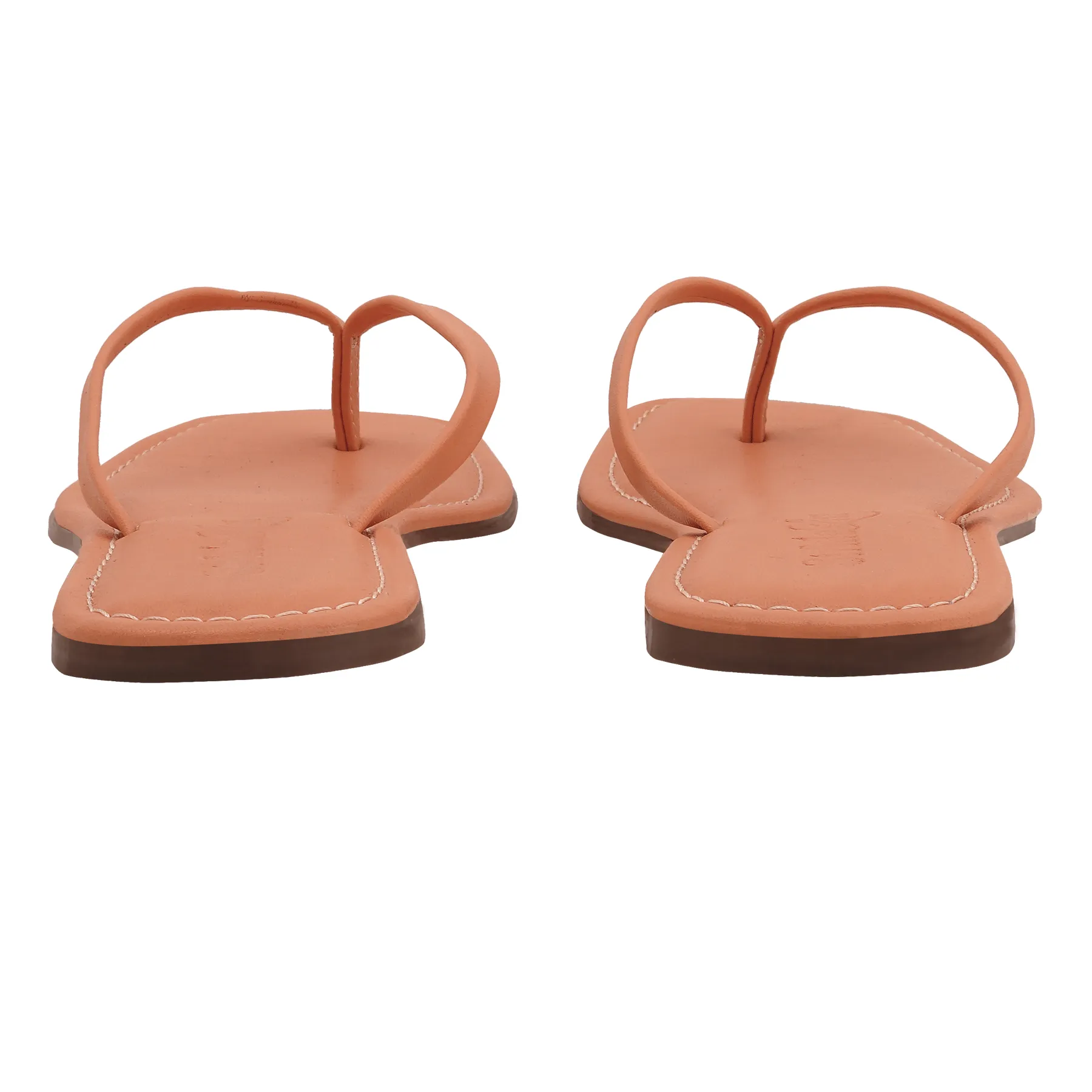 Celeste Minimal Thong Flats – Tan - Image 4