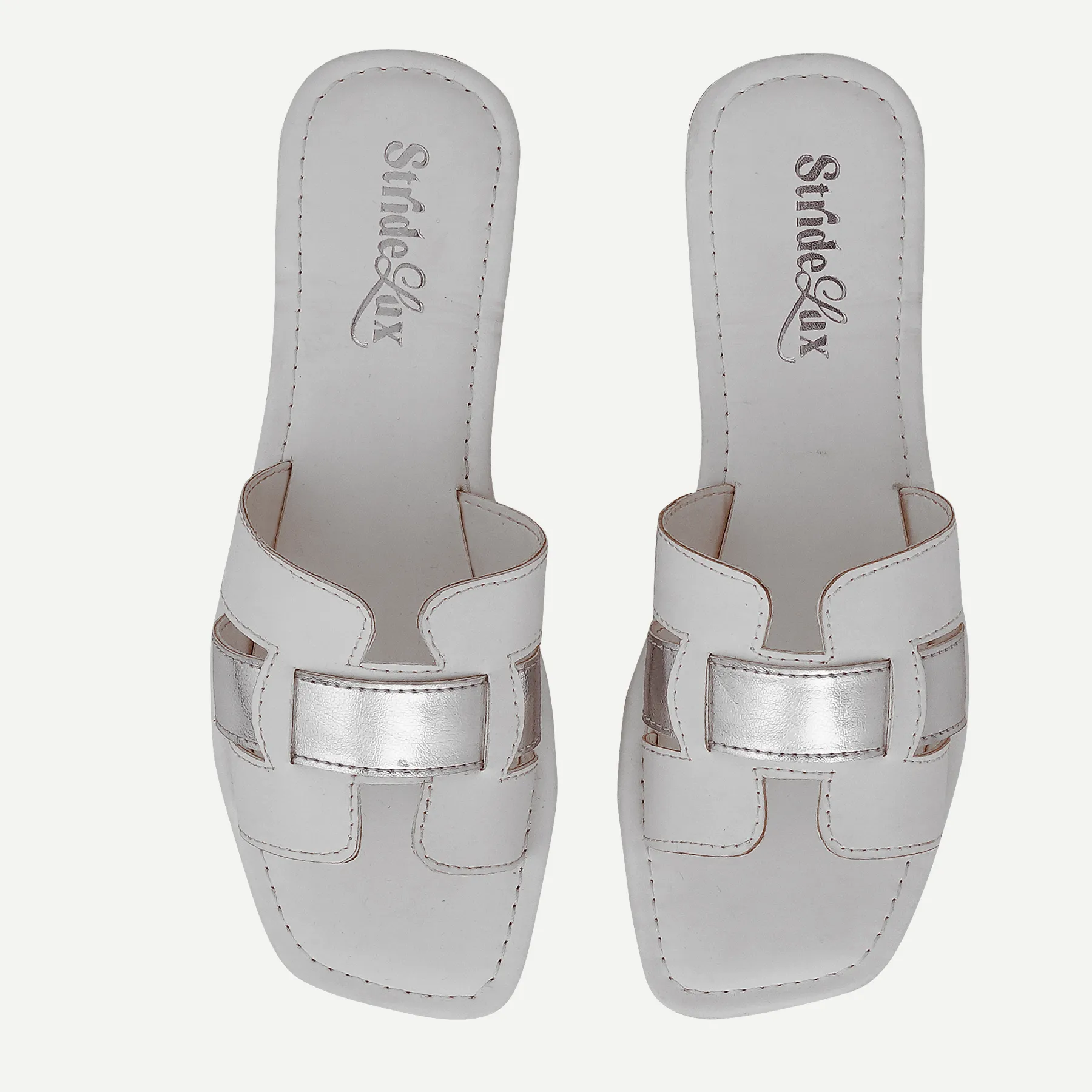 StrideLux Nova H-Cut Flat White