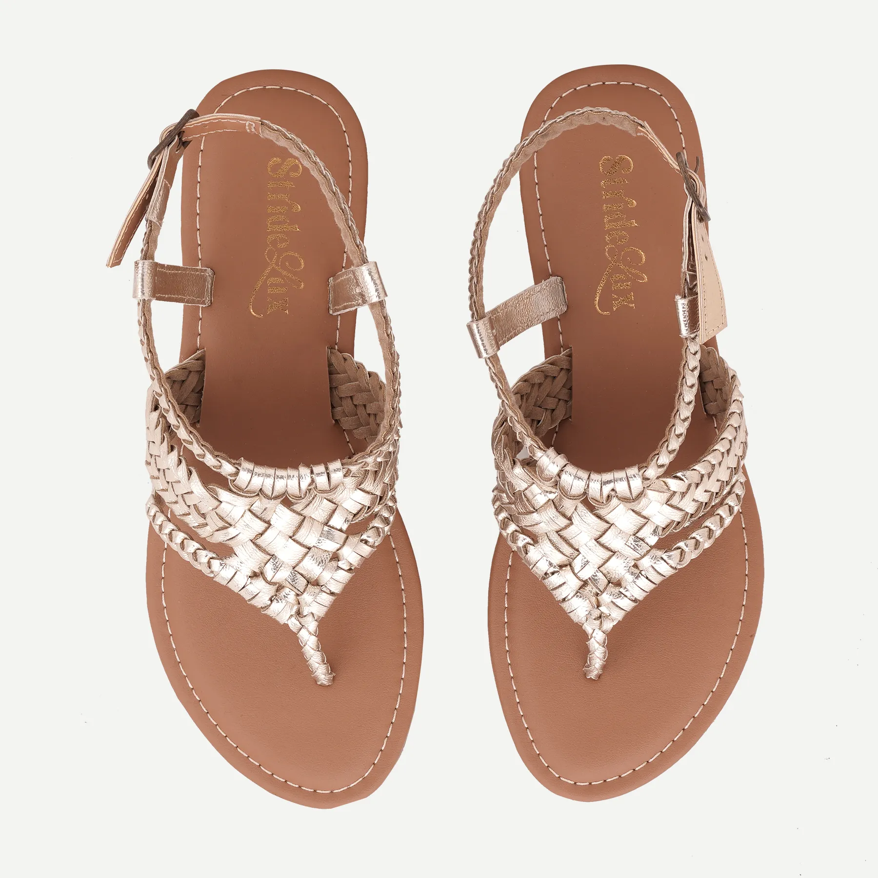 Escalva – Handwoven Gold Strap