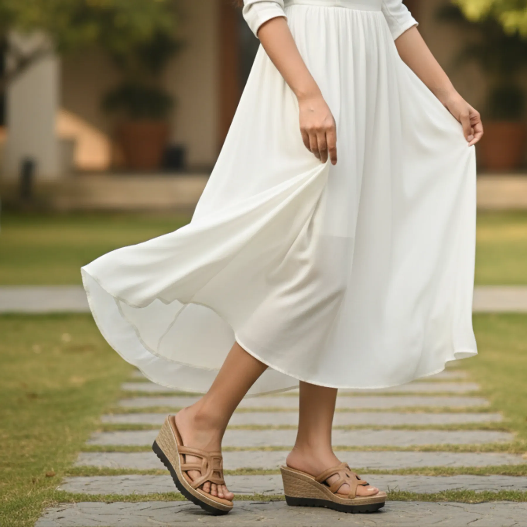 StrideLux Women’s Comfort Tan - Image 5